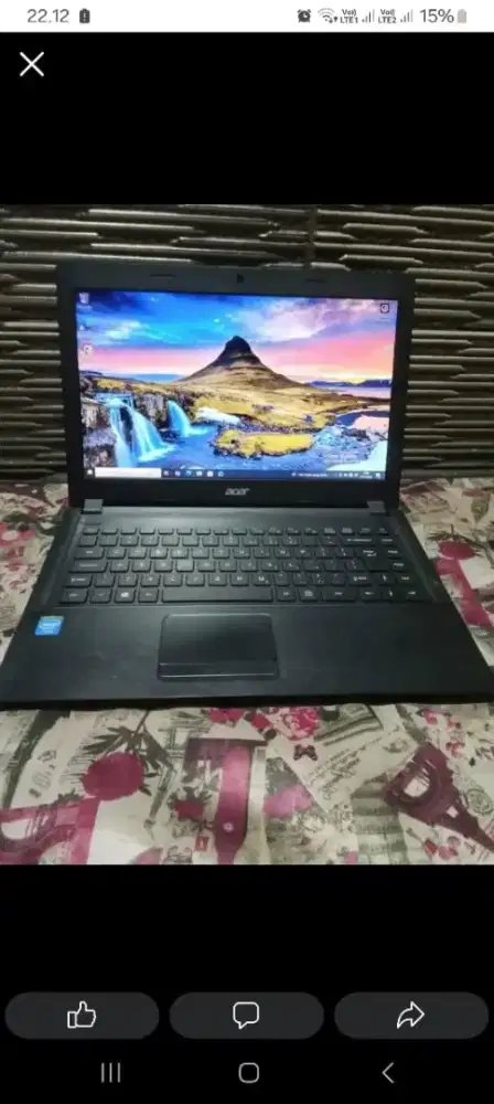 Laptop Acer One Ram 4gb HDD 1tb