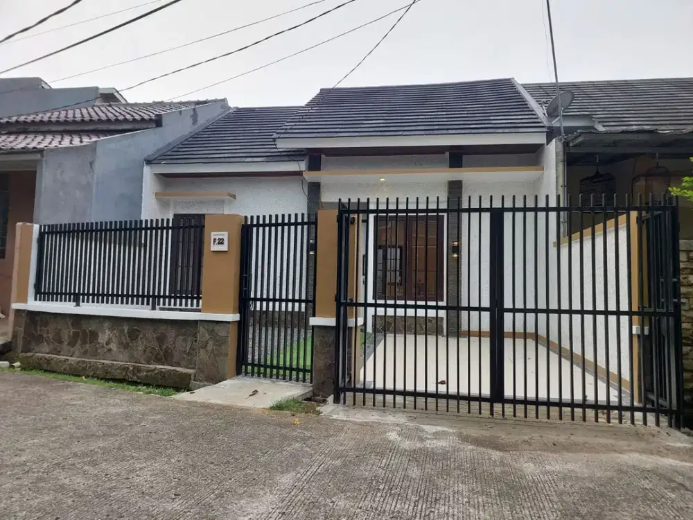 Dijual Murah Rumah Baru - 2 km - 2 Toilet Cibinong Bogor 1 Gate Cluster