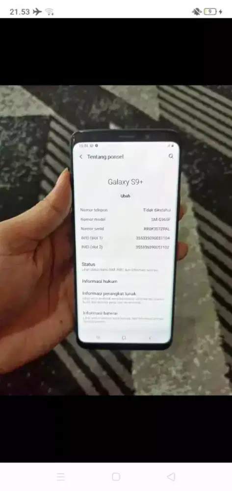 Samsung S9+ 6/64 Hp Chasan