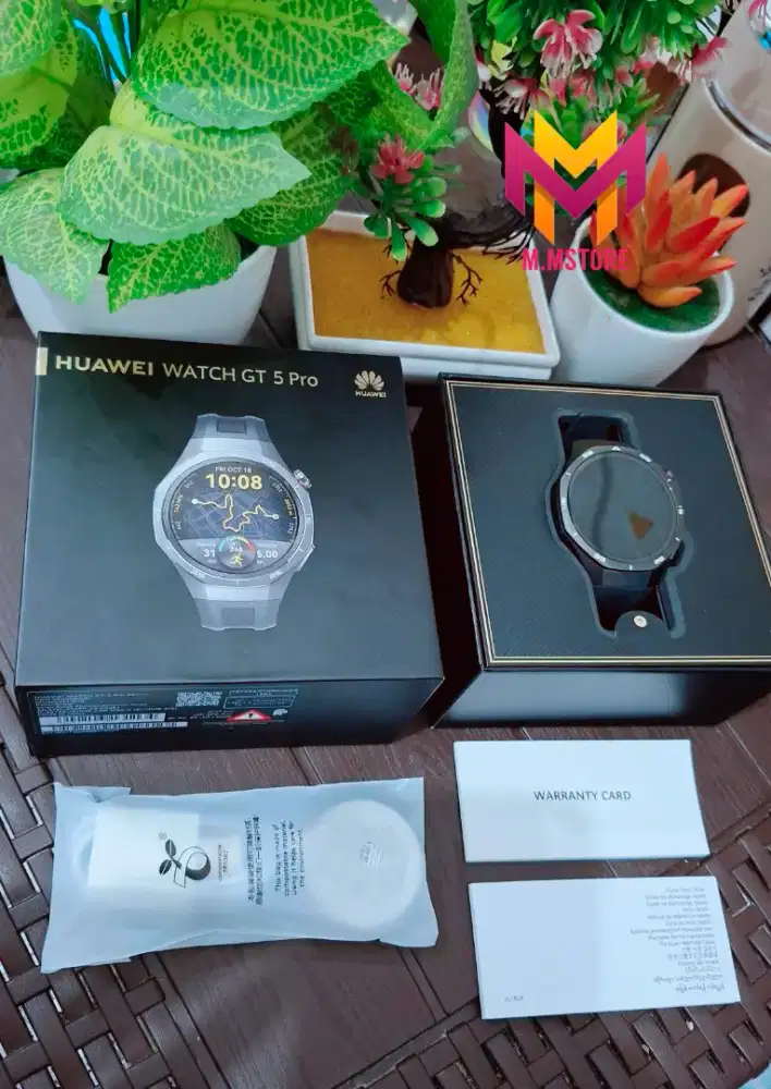 Huawei Watch GT 5 Pro 46mm Black Mulus Fullset original smartwatch