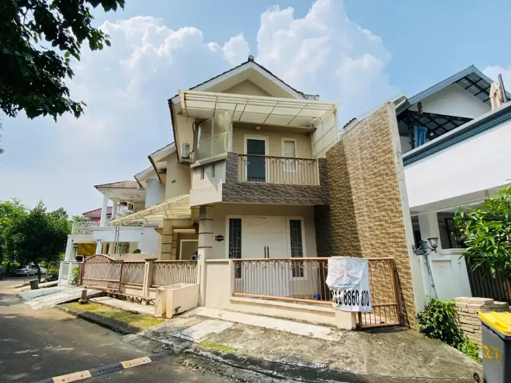 DIJUAL RUMAH SECONDARY DI PERUMAHAN MEWAH JAKARTA TIMUR BEBAS BANJIR SHM DEKAT TOL