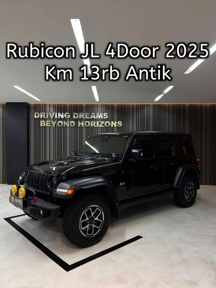 Jeep Wrangler JL Rubicon 2.0 AT 2024 Hitam 4 Doors