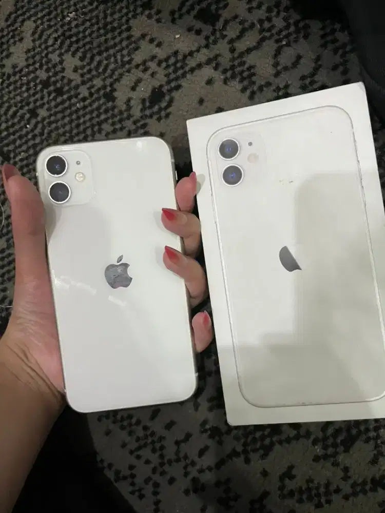 IPHONE 11 64GB PUTIH/WHITE EX IBOX