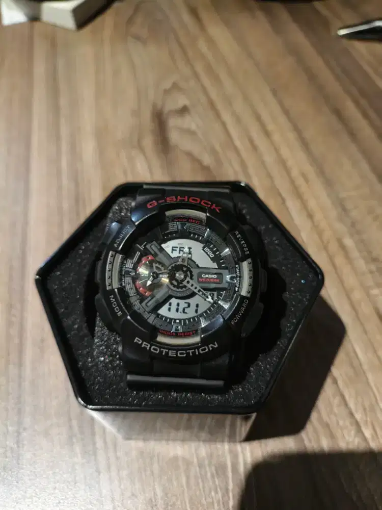 Jam Tangan G Shock GA 110 Hitam Mint Condition