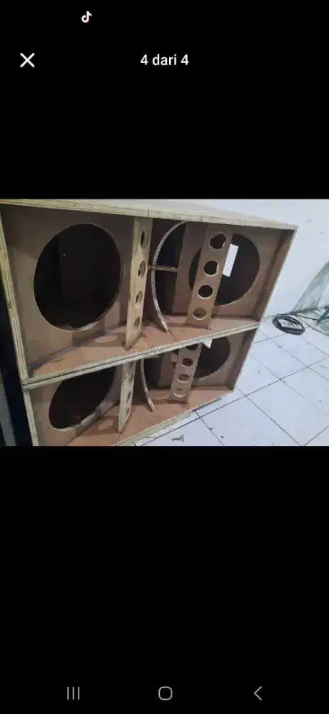 Box speaker kosongan 15in doubel triplek 19mm