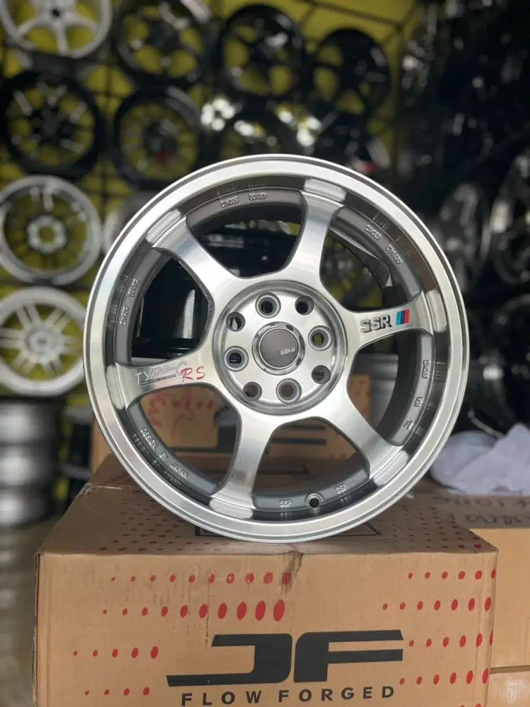 VELG SSR TYPE-C R15x6,5 H4x100/114 BRIO,JAZZ,MOBILIO,YARIS,,AGYA,SIGRA