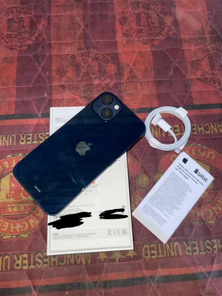 Iphone 13 128 Resmi SA/A Fullset 3 Bulan Pemakaian 98% Mulus BH 100