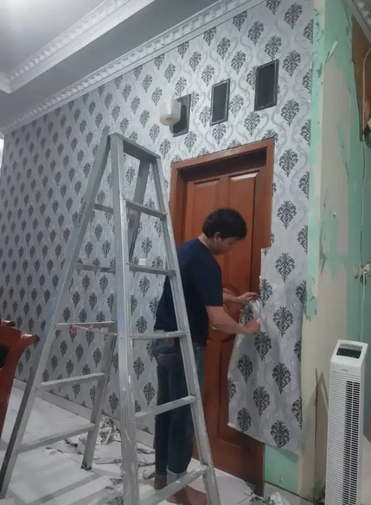 WALLPAPER YG TIMBUL BERBAHAN VINILL
