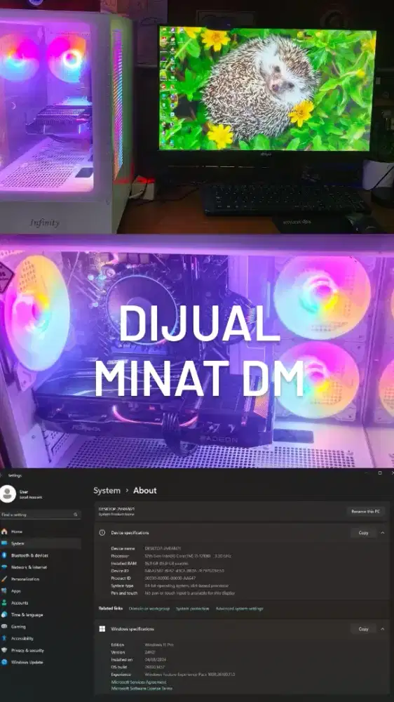 Dijual PC dan Monitor