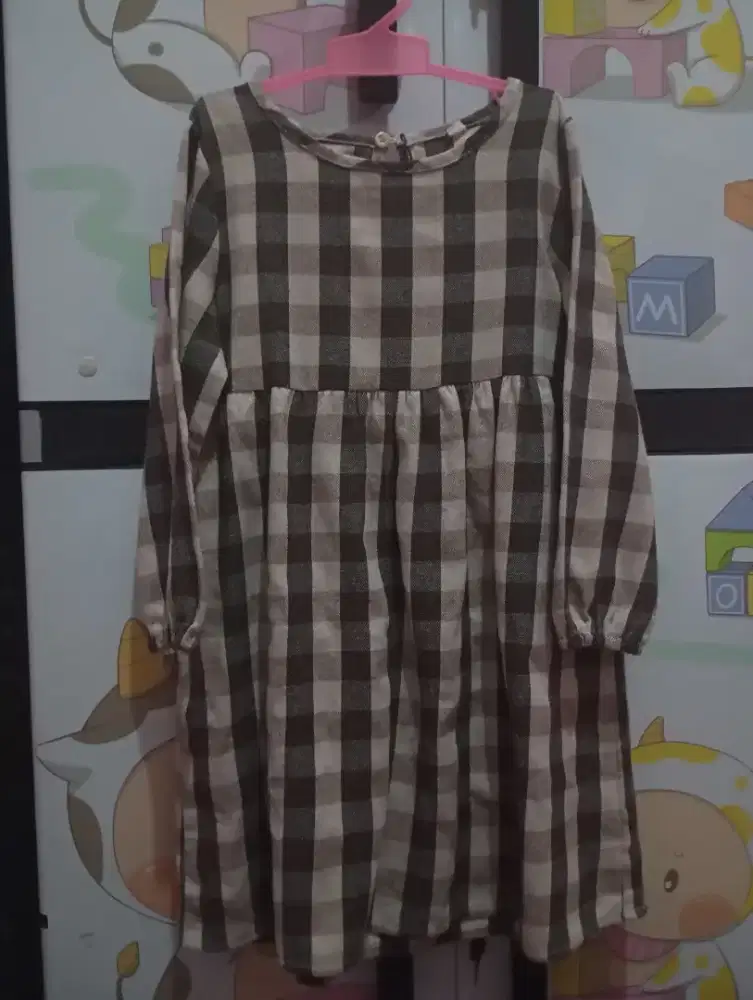 Midi dress anak 5-6 tahun