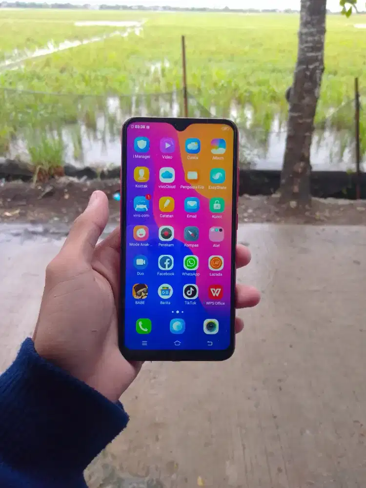 Hp Vivo y91c minus lecet pemakaian