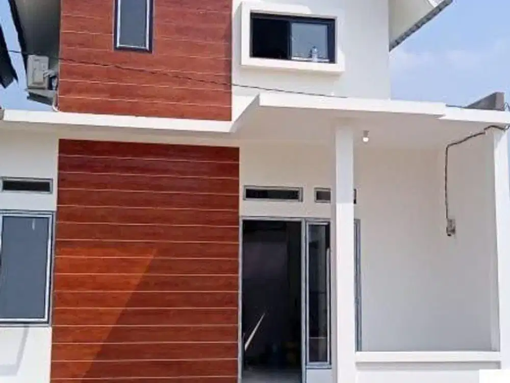 Rumah 2 Lt. Mezzanine Cantik Asri Type 50/66 Strategis Full Akses Bubulak Cilebut Barat Tanah Sereal Kota Bogor