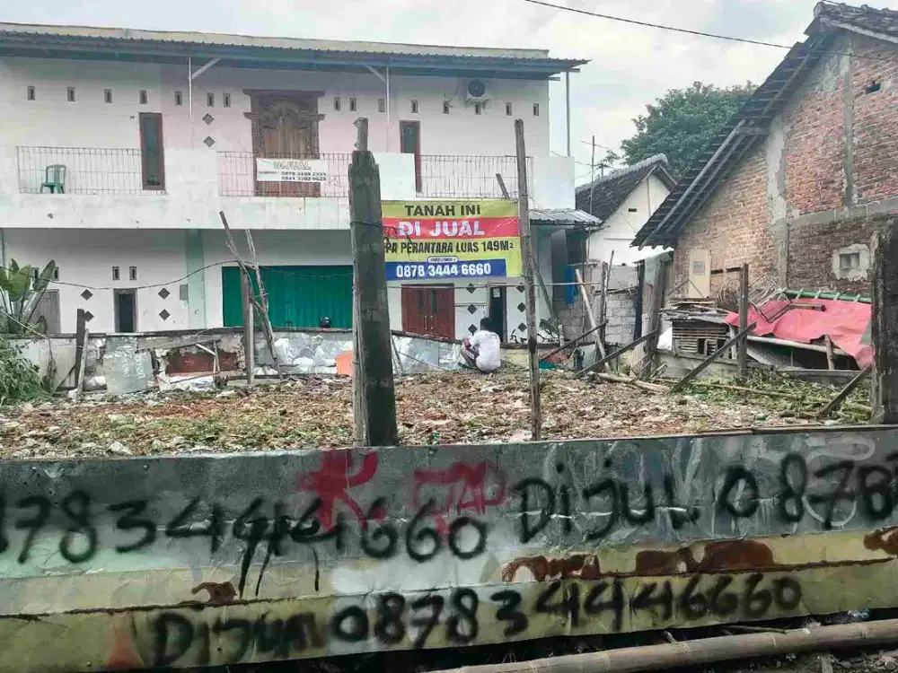 Dijual Tanah 140m Strategis di Tengah Kota Klaten