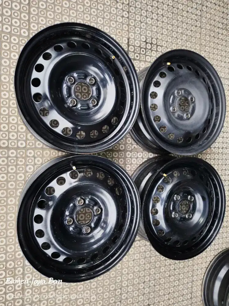 Velg kaleng R15 4x100 ori mobilio freed brio vios jazz sigra dll