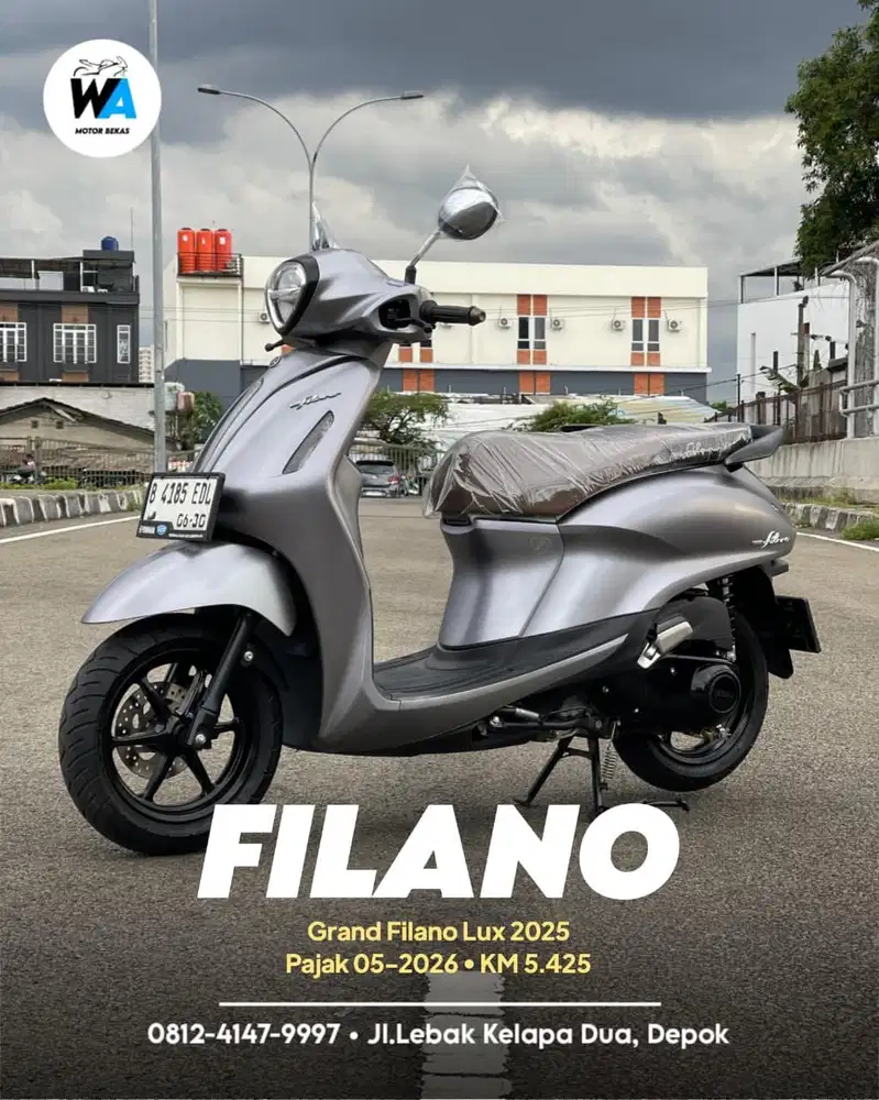 Yamaha Grand Fillano Lux Tahun 2025 Cash/Kredit