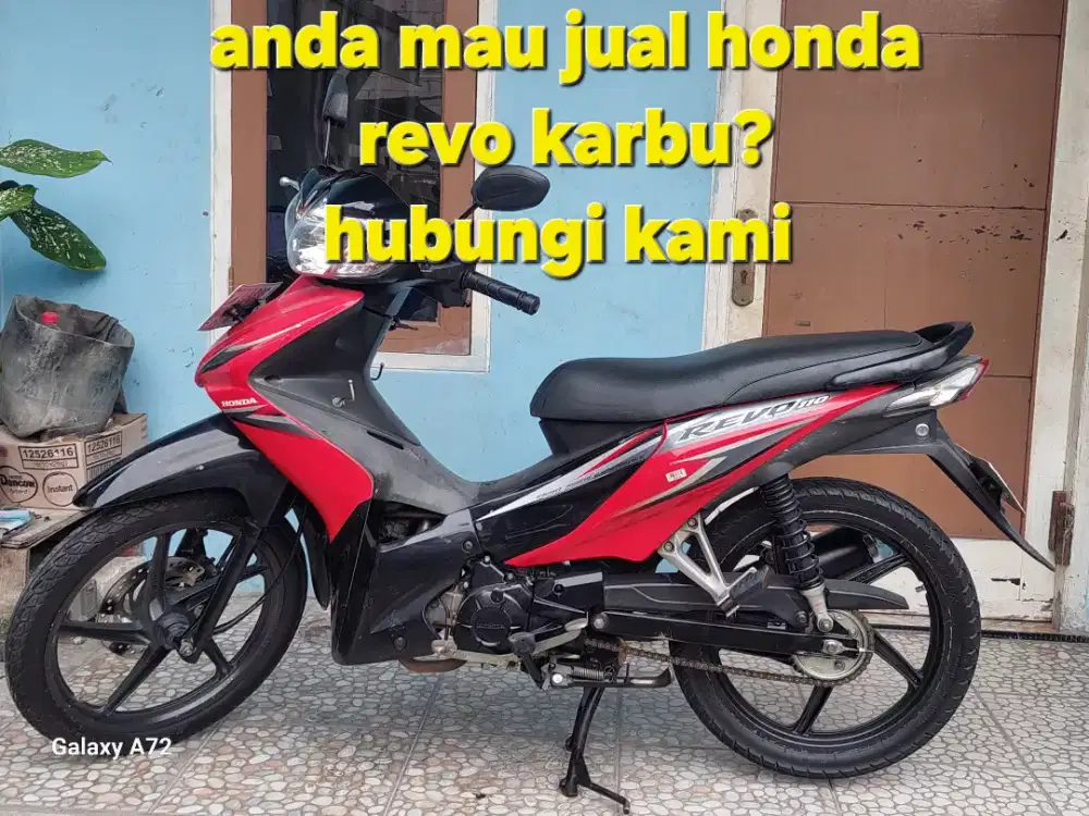 menerima dan membeli motor revo absolut