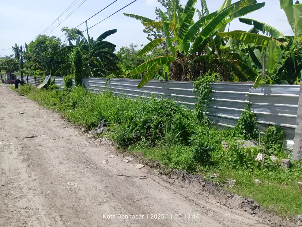 Jual tanah kosong di Jl Pura Demak Denpasar Barat Bali