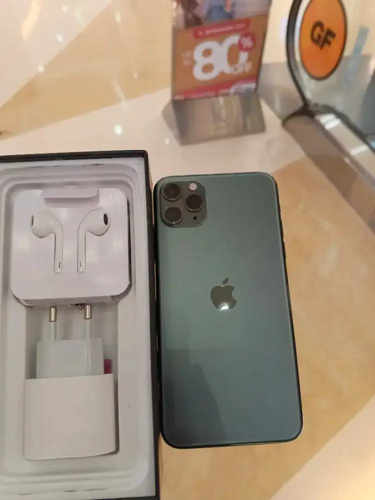 Iphone 11 pro max 256gb waktu bagian baru