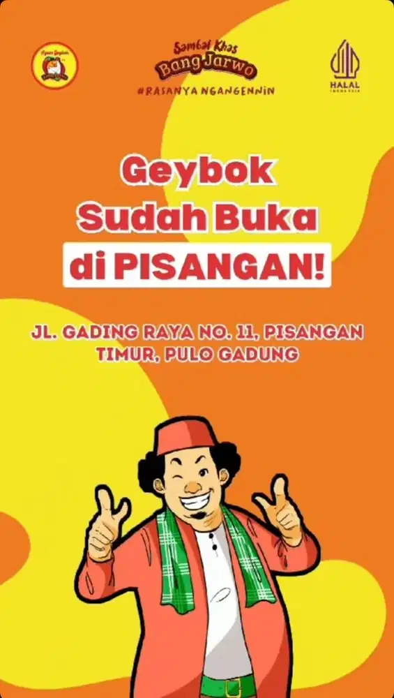Loker di stand ayam geprek