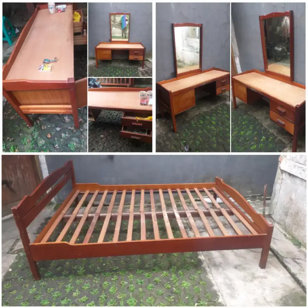 Peralatan Rumah Dipan Meja Cermin jati BsTT Handphone