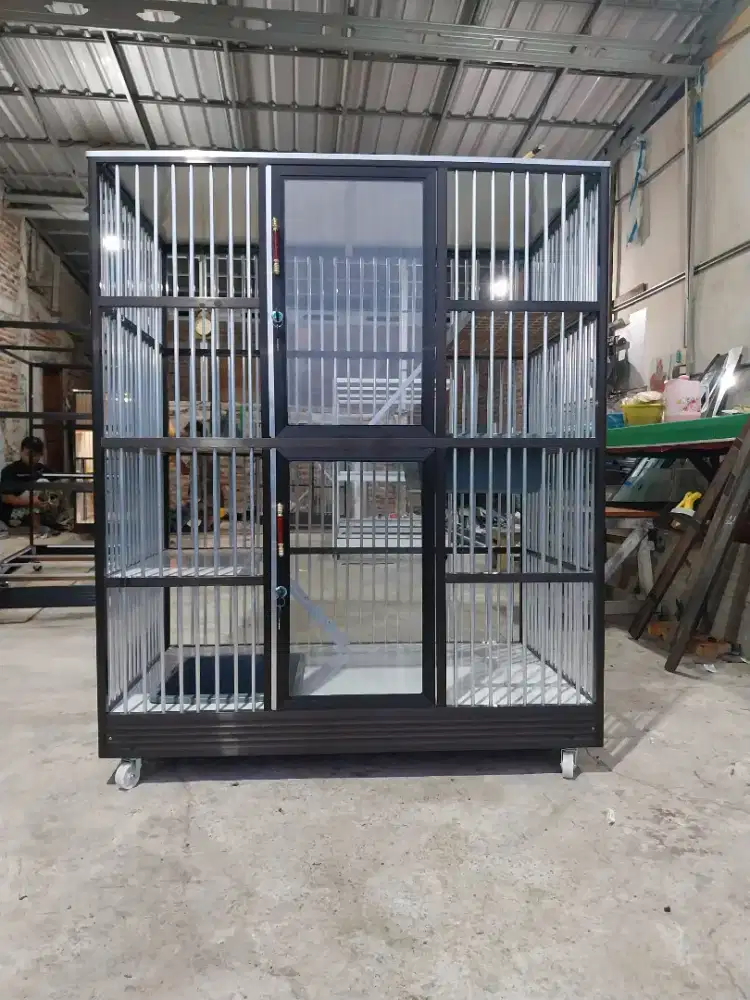 Jual kandang kucing alumunium