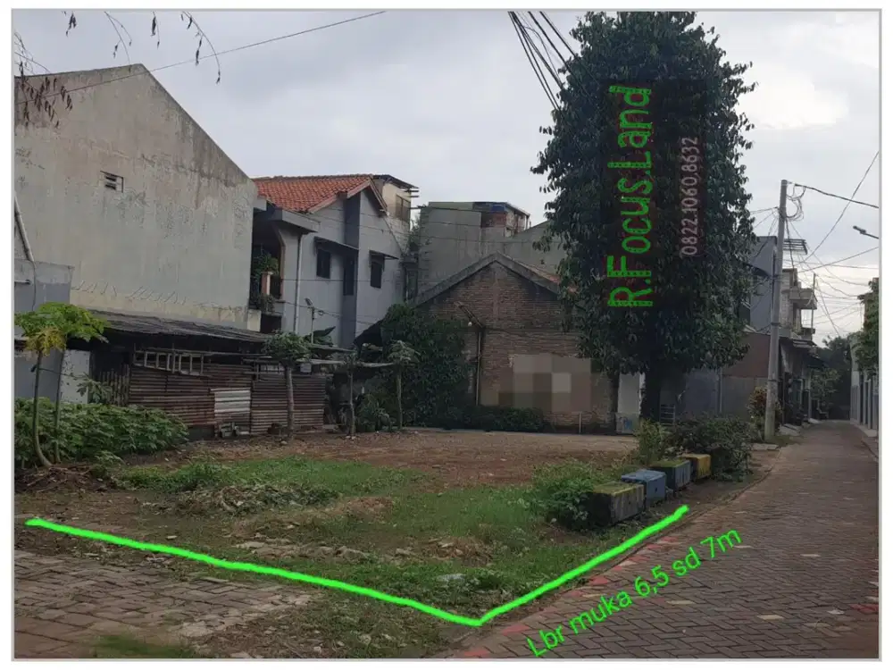 Tanah Akses Mobil Luas 100 di PINANG tangerang kota