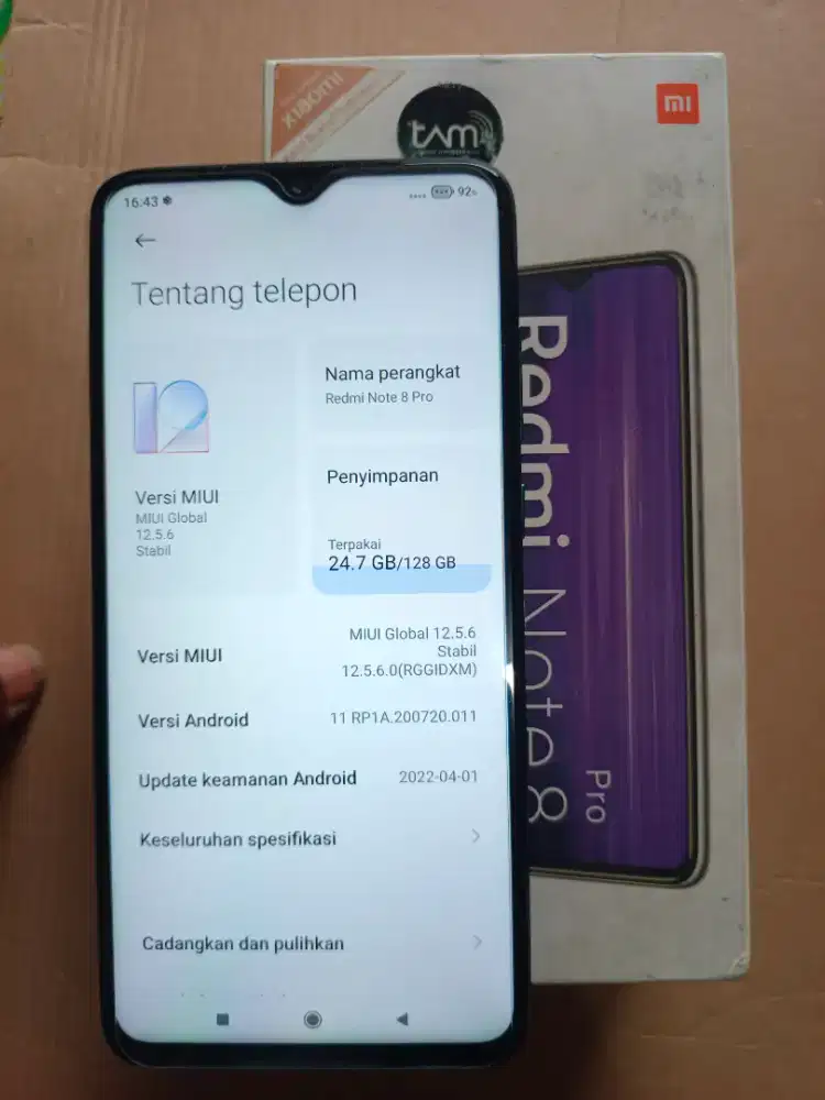 Reddmi Note 8 Pro 6/128
