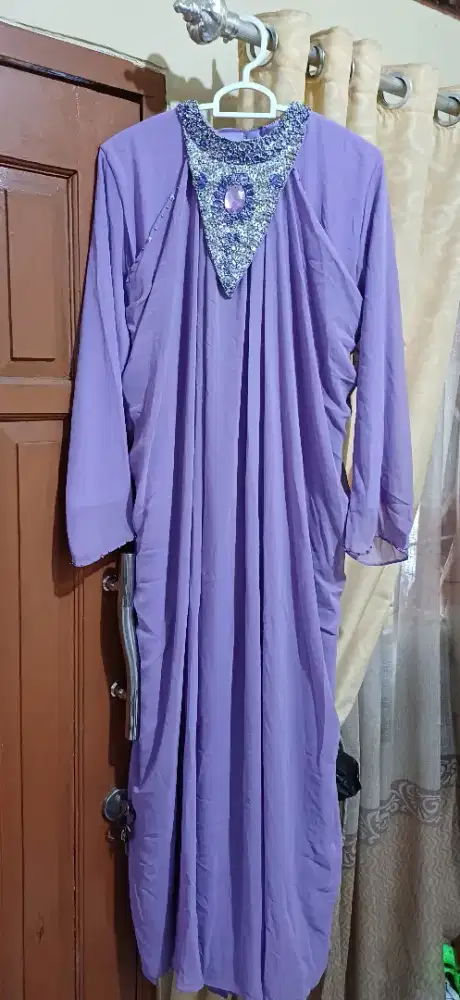 Gamis ungu bagus