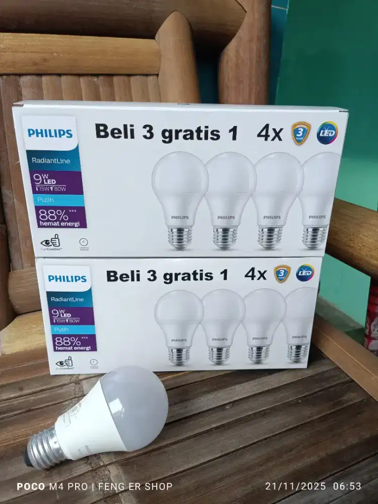 Lampu LED Philips 9watt ( COD JOGJA )