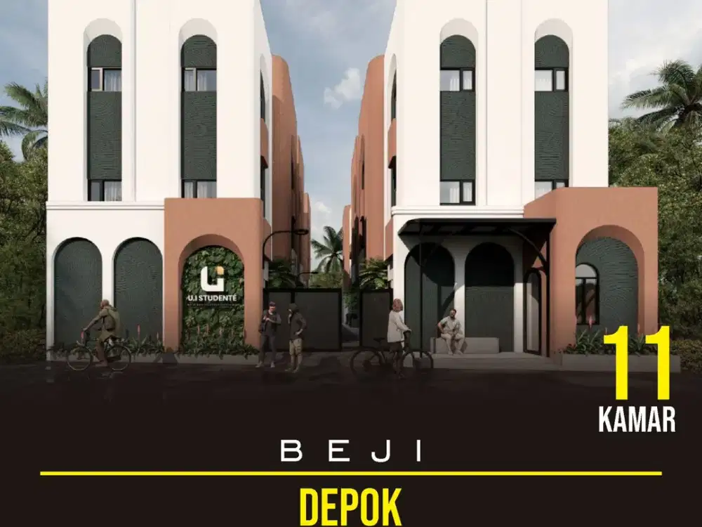 JUAL RUMAH KOST KUKUSAN DEPOK | KOS KOSAN PUTRI 10 KAMAR DI KUKUSAN BEJI DEPOK FULL FURNISHED