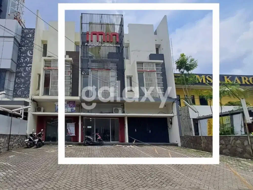 Disewakan Ruko Raya Jemursari. 3 Lantai 2 Unit Jejer Strategis