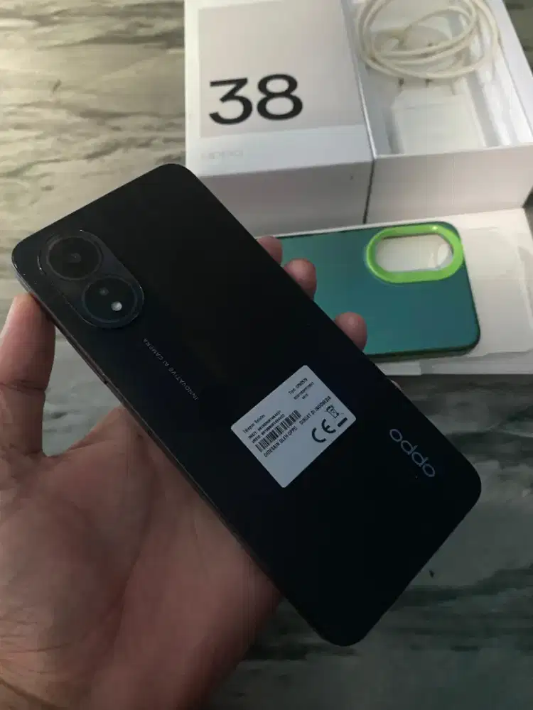Oppo a38 4+4/128 gb fullset no minus jual harga pas net gan.