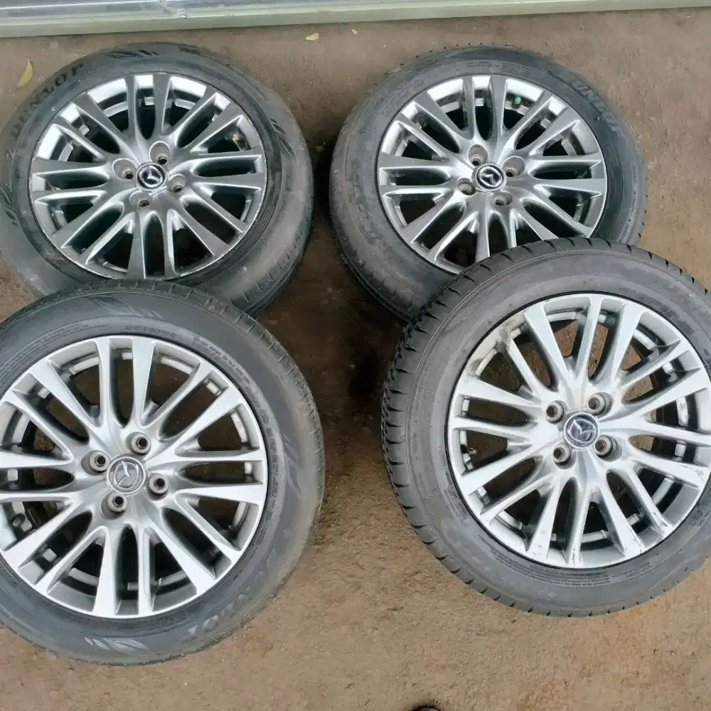 Velg original OEM Mazda 2 ring 16 pcd 4x100 ban 185/60 R16