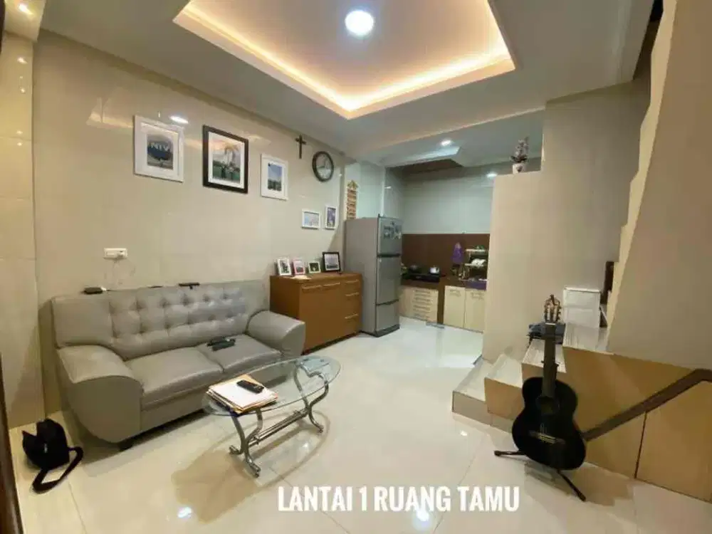 Dijual Rumah Cantik Minimalis 3 Lantai di Cengkaret Timur Murah Siap Huni
