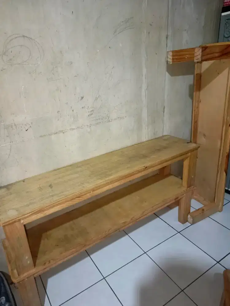 Meja lesehan uk 120cmx30cm