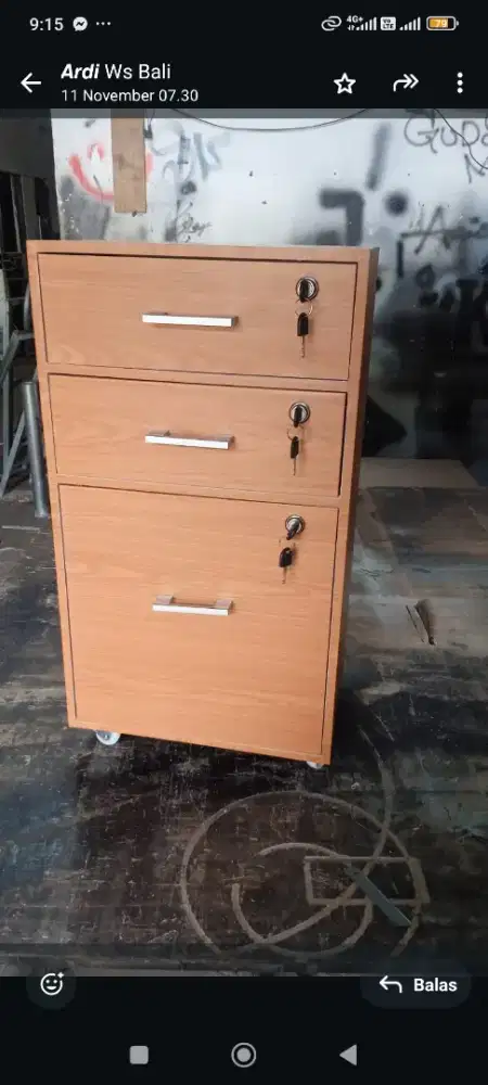Drawer cantik ready bahan bagus mulus pengerjaan rapi