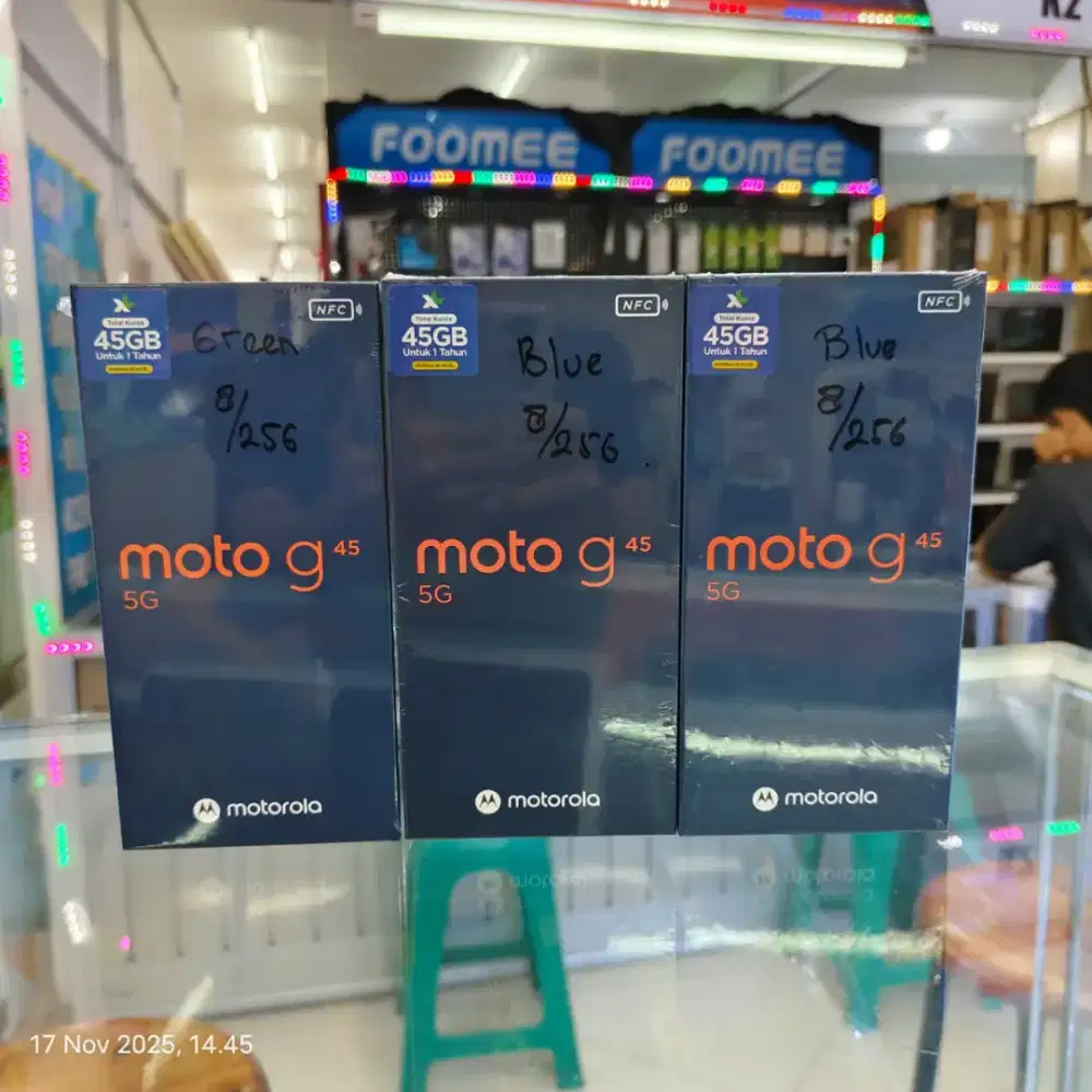 Motorola G45 5g 8/256 baru garansi resmi 1 tahun