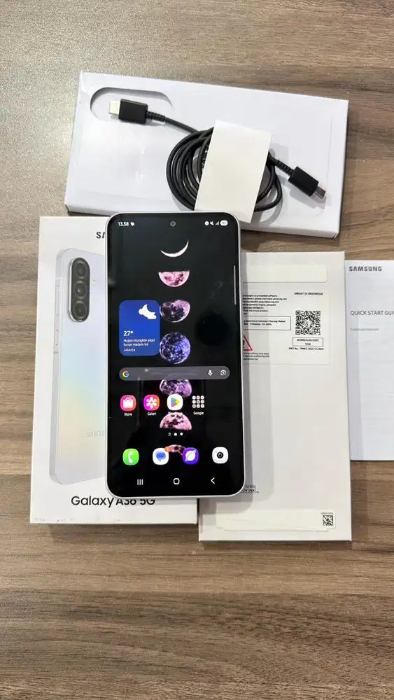 Dijual Samsung A36 Lavender 5G 12/256GB SEIN Lengkap