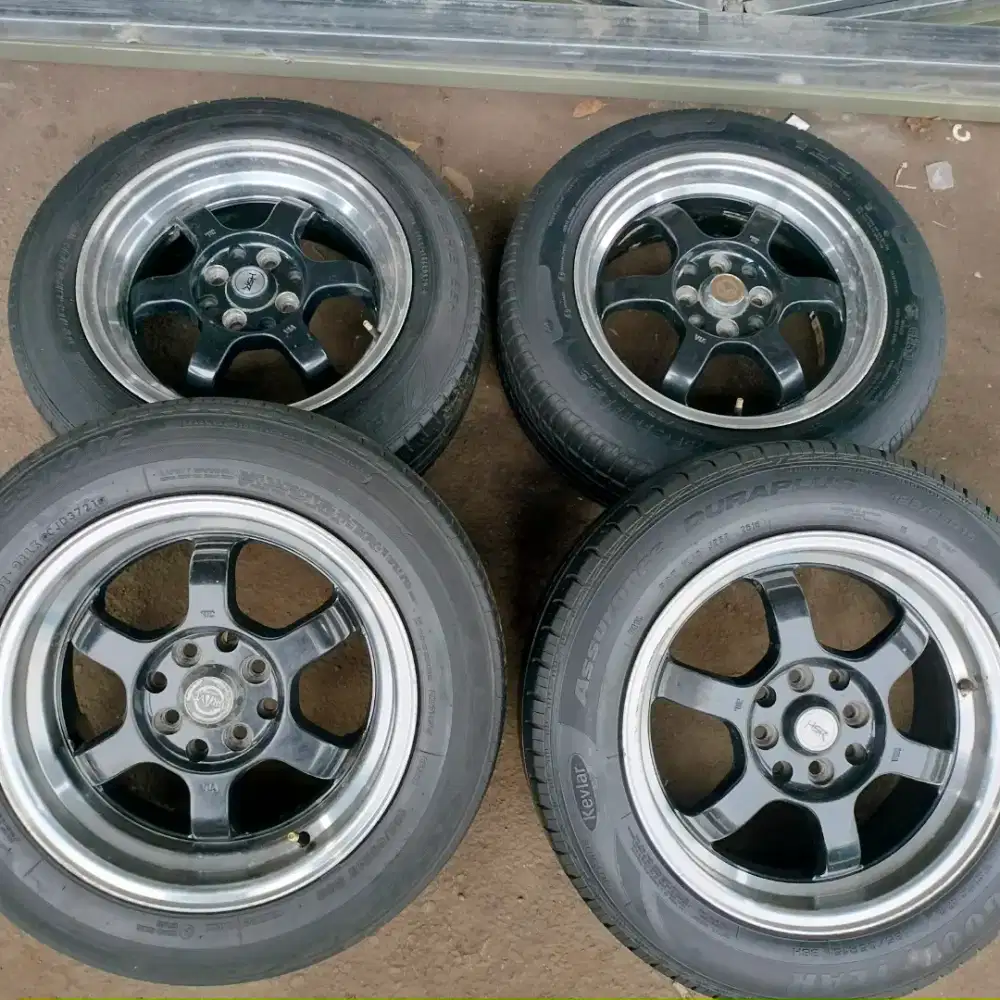 Velg te37 ring 15 pcd 4x100/114,3 ban 185/65 R15 4pcs