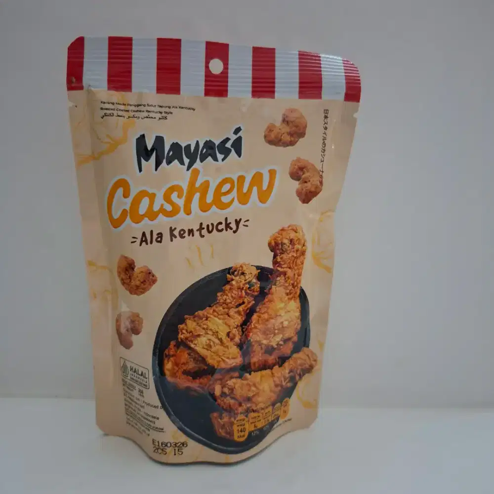 HARGA PROMO: Mayasi Kacang Mede/ Mente/ Cashew panggang (35 gram)