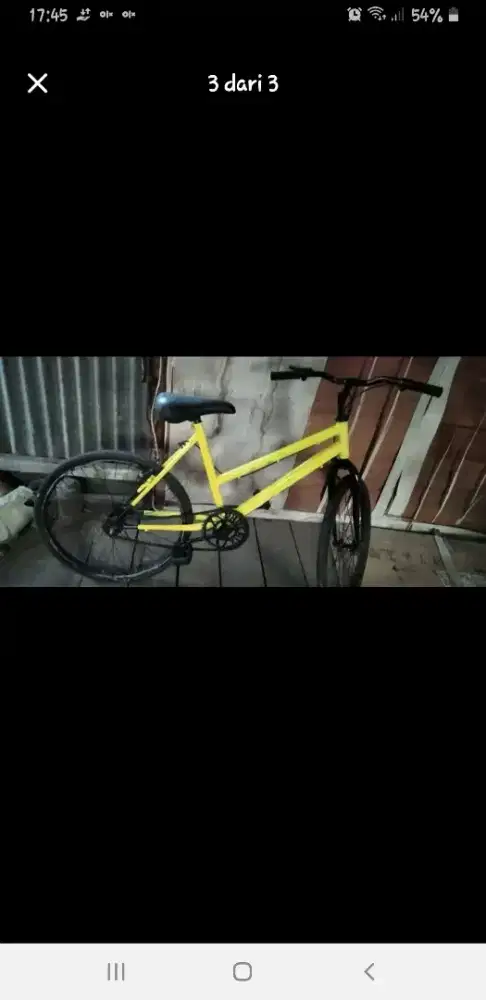 Sepeda bekas jual murah apa adanya