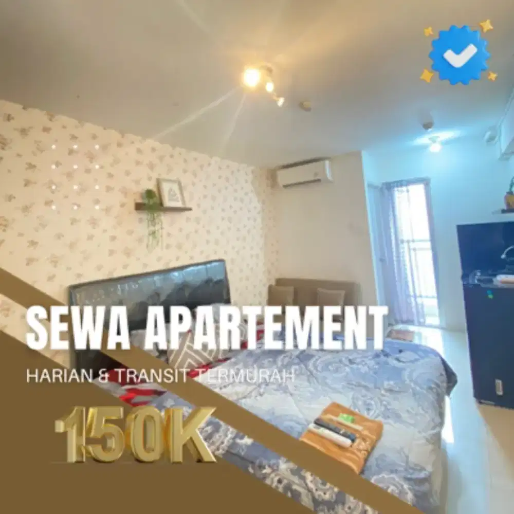 Sewa apartemen Harian/Transit GREEN PRAMUKA Jakarta Pusat Termurah