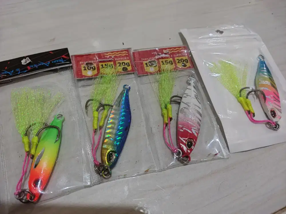 Metal Jig Umpan pancing Casting killer 20Gram-15Gr