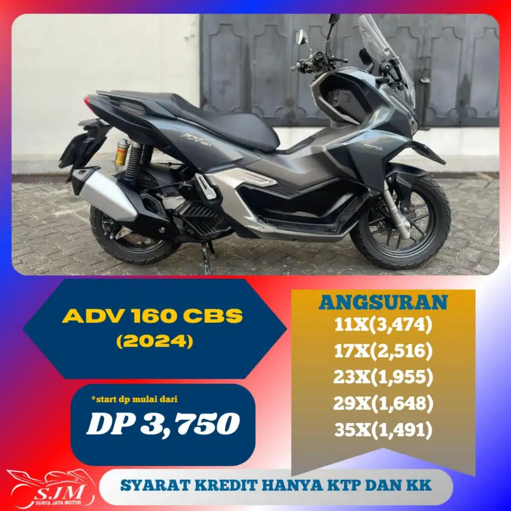 HONDA ADV 160 CBS 2024 MESIN HALUS