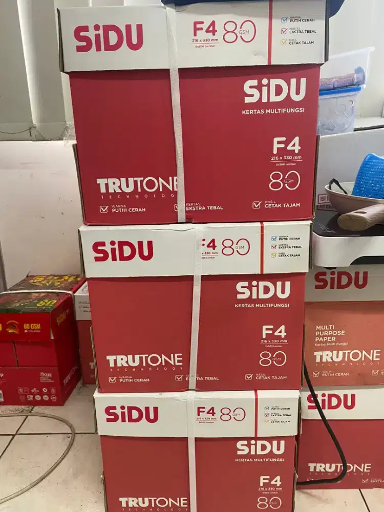 Kertas HVS F4 Sidu 80gsm