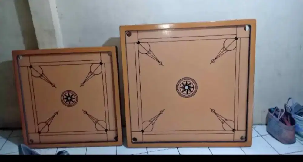 Meja karambol mulus + biji