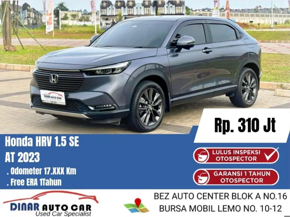 (17Rb) Honda HRV E Plus SE Sepecial Edition 2023 Dp 60Jt *Dinar Auto*