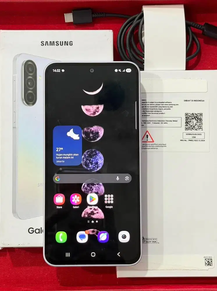 Dijual Samsung A36 Lavender 5G 12/256GB SEIN Lengkap