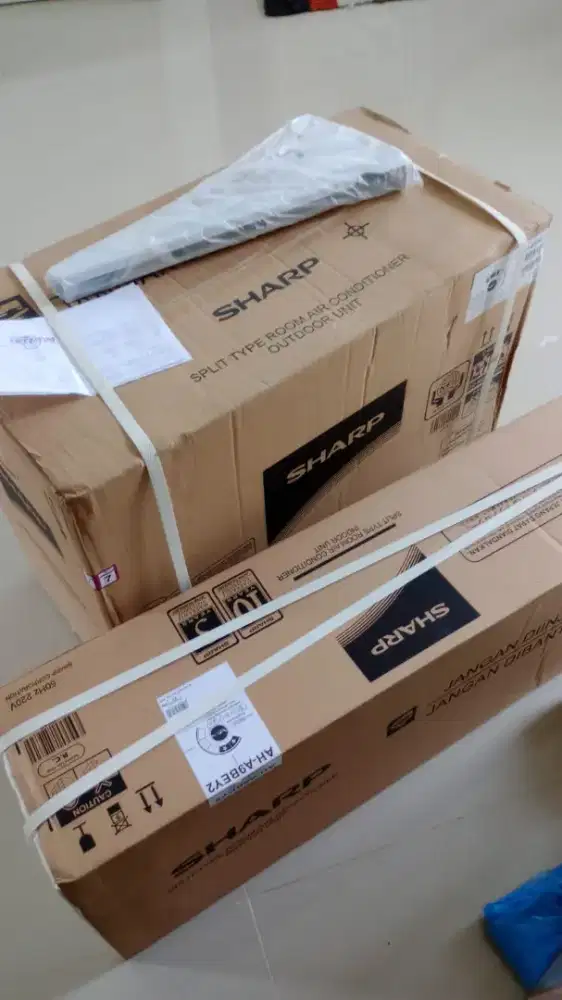 AC Sharp 1/2 pk baru + pemasangan