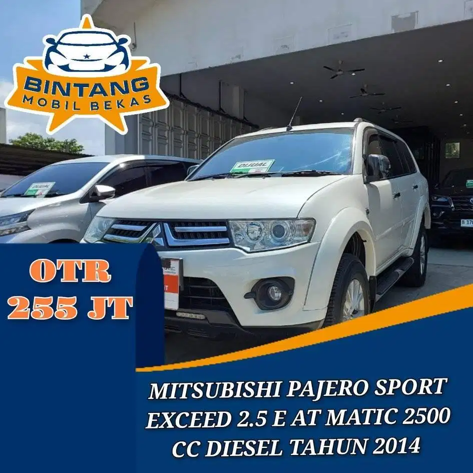 MITSUBISHI PAJERO SPORT EXCEED 2.5 E AT MATIC 2500 DIESEL TAHUN 2014